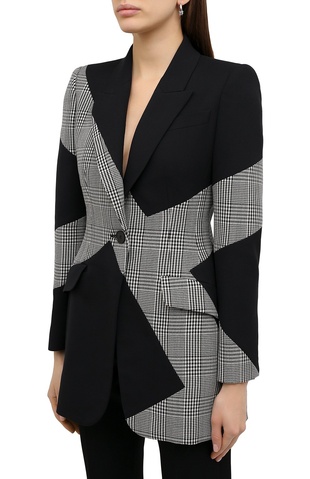 Жакет из шерсти и шелка ALEXANDER MCQUEEN, арт. 640023/QJAAA, фото 3