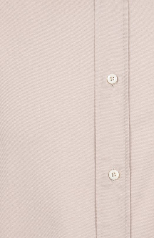Хлопковая сорочка Brunello Cucinelli MW6041718 Бежевый  MW6041718 Фото 6