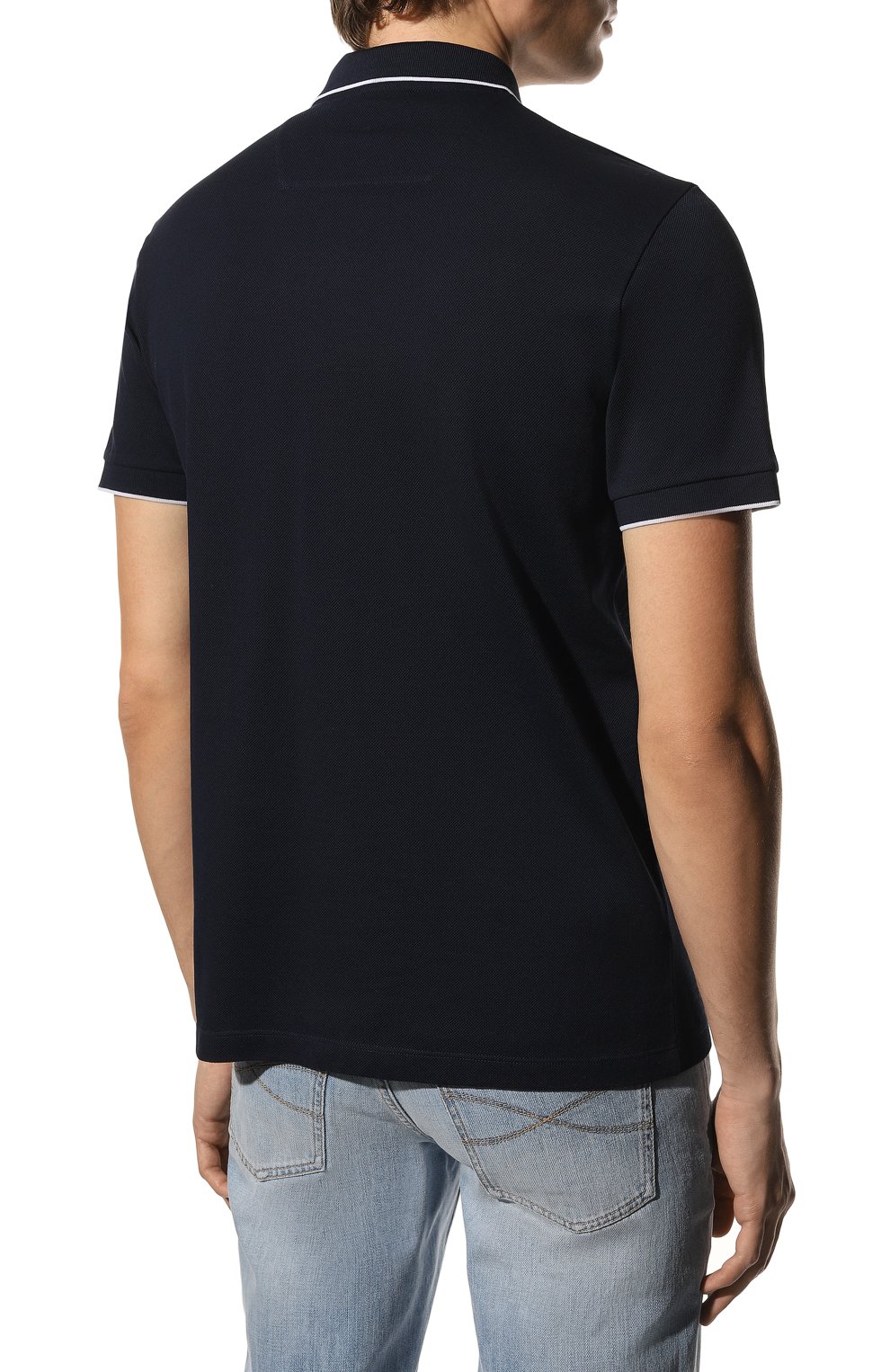 Хлопковое поло GIORGIO ARMANI, арт. 3KSF75/SJMZZ, фото 4