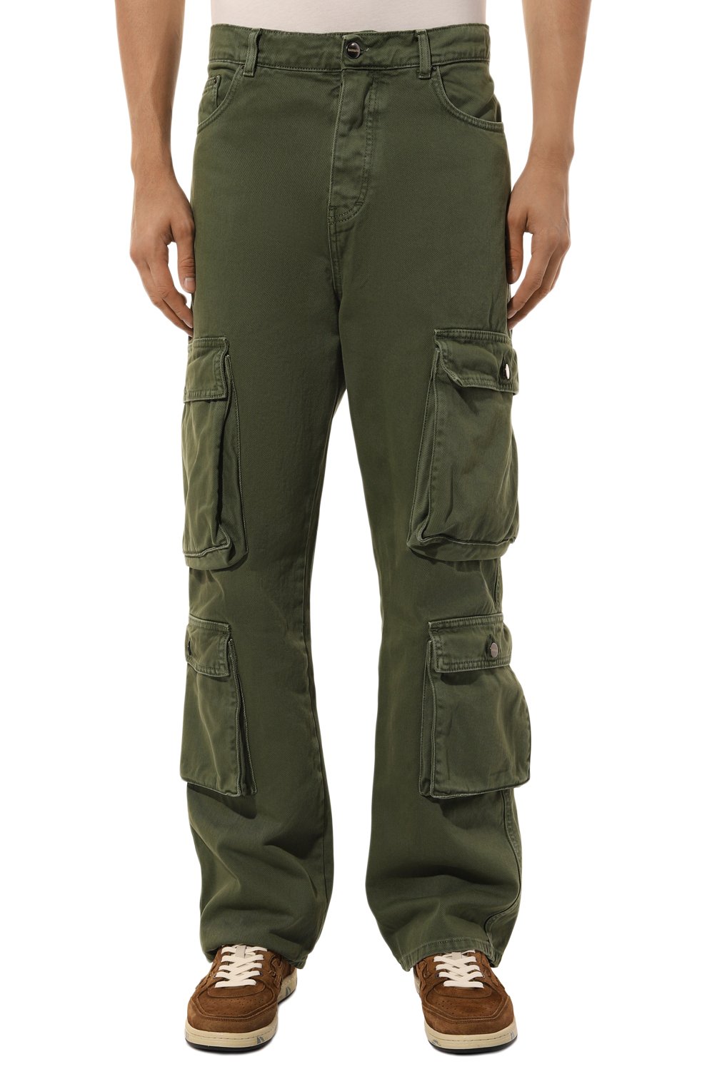 Хлопковые брюки-карго BARROW, арт. F4BWMAPA018, фото 3