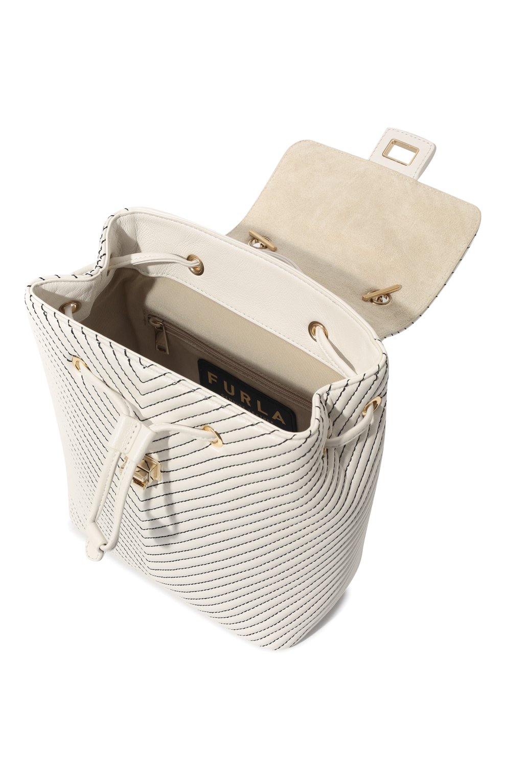 Рюкзак furla pop star mini FURLA белого цвета по цене 41000 руб., арт. WB00669/A.0149, фото 5 Рюкзак furla pop star mini FURLA, арт. WB00669/A.0149, фото 5