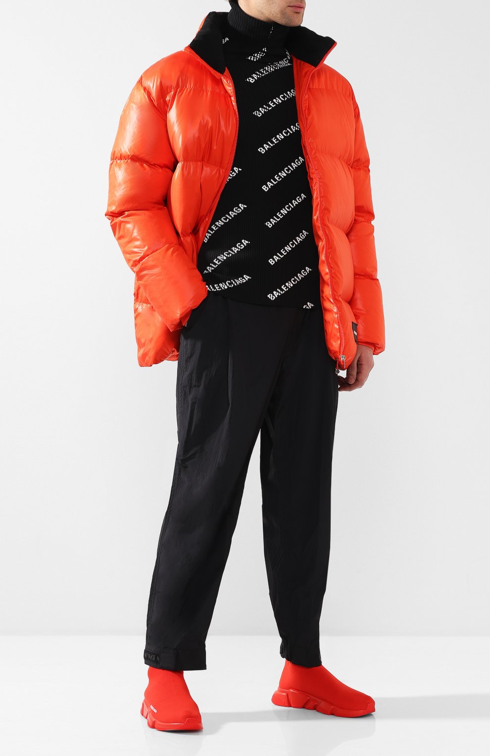 Текстильные кроссовки speed BALENCIAGA, арт. 530353/W05G0, фото 2