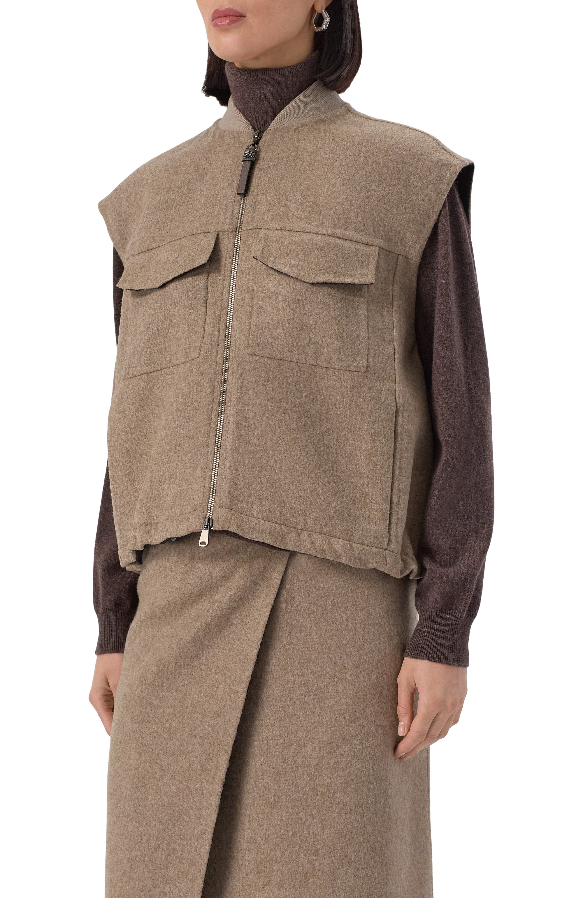 Шерстяной жилет BRUNELLO CUCINELLI, арт. MP565HZ906, фото 3