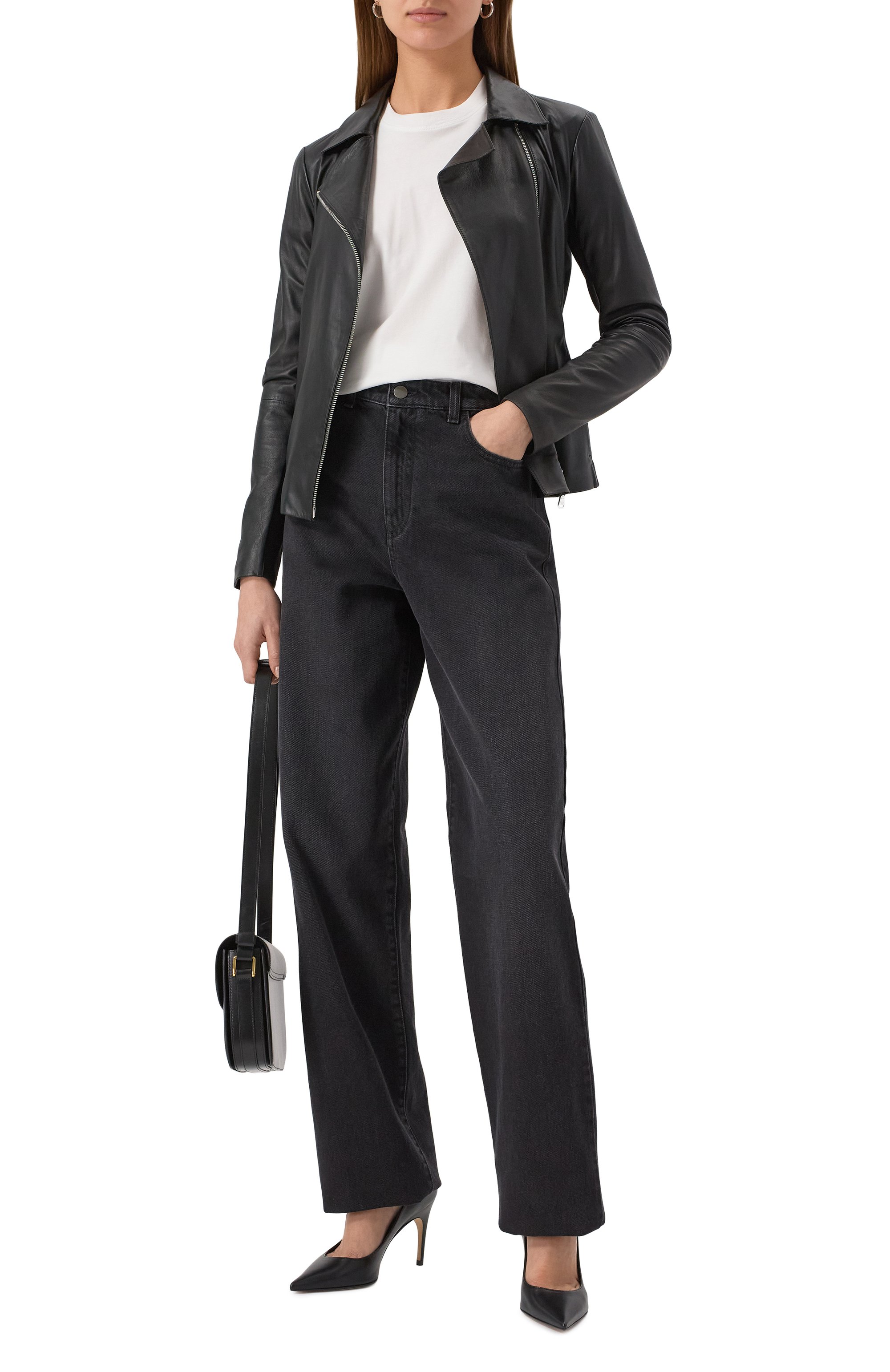 Кожаная куртка EMPORIO ARMANI, арт. 0NB10P/02P15, фото 2