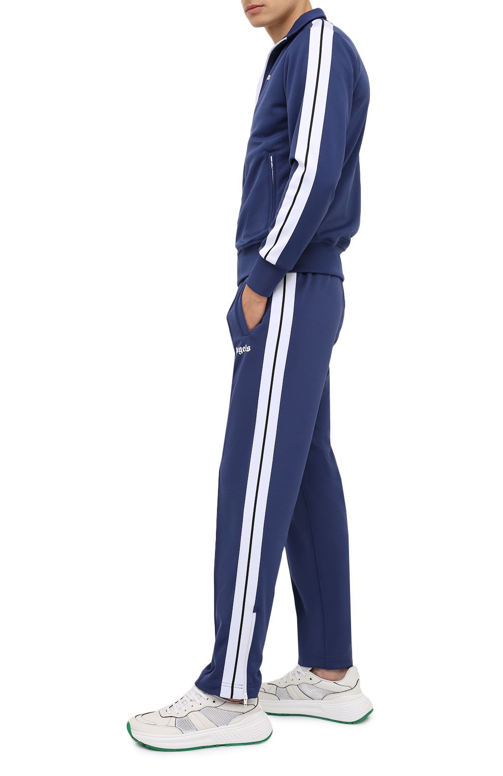 Толстовка PALM ANGELS темно-синего цвета по цене 43900 руб., арт. PMBD001R21FAB0014601, фото 2 Толстовка PALM ANGELS, арт. PMBD001R21FAB0014601, фото 2