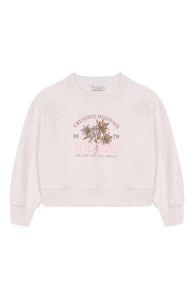 Хлопковый свитшот BRUNELLO CUCINELLI, арт. BH827E305B