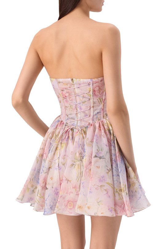 Платье изо льна и шелка YVON 0 160018 Розовый  0 160018 Фото 3