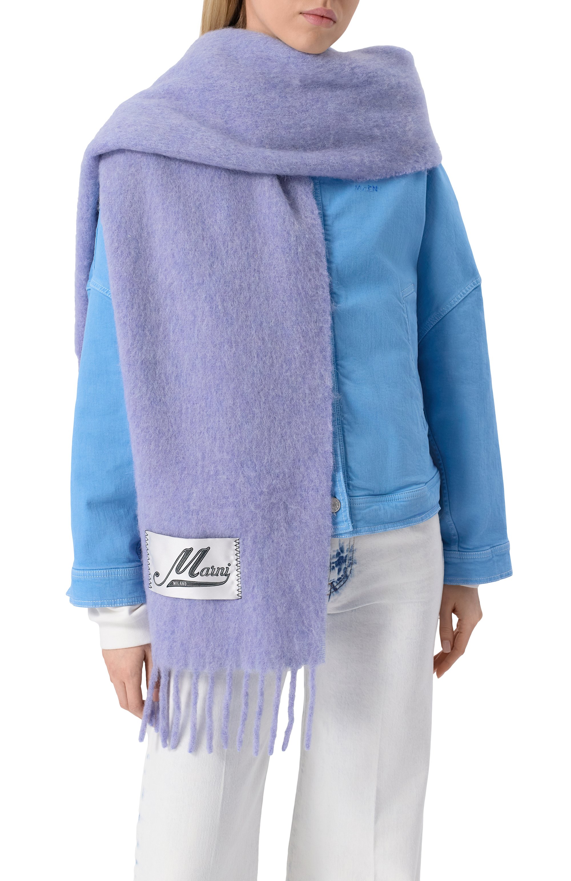 Шерстяной шарф MARNI, арт. SCMC0059Y0/UTW918, фото 3