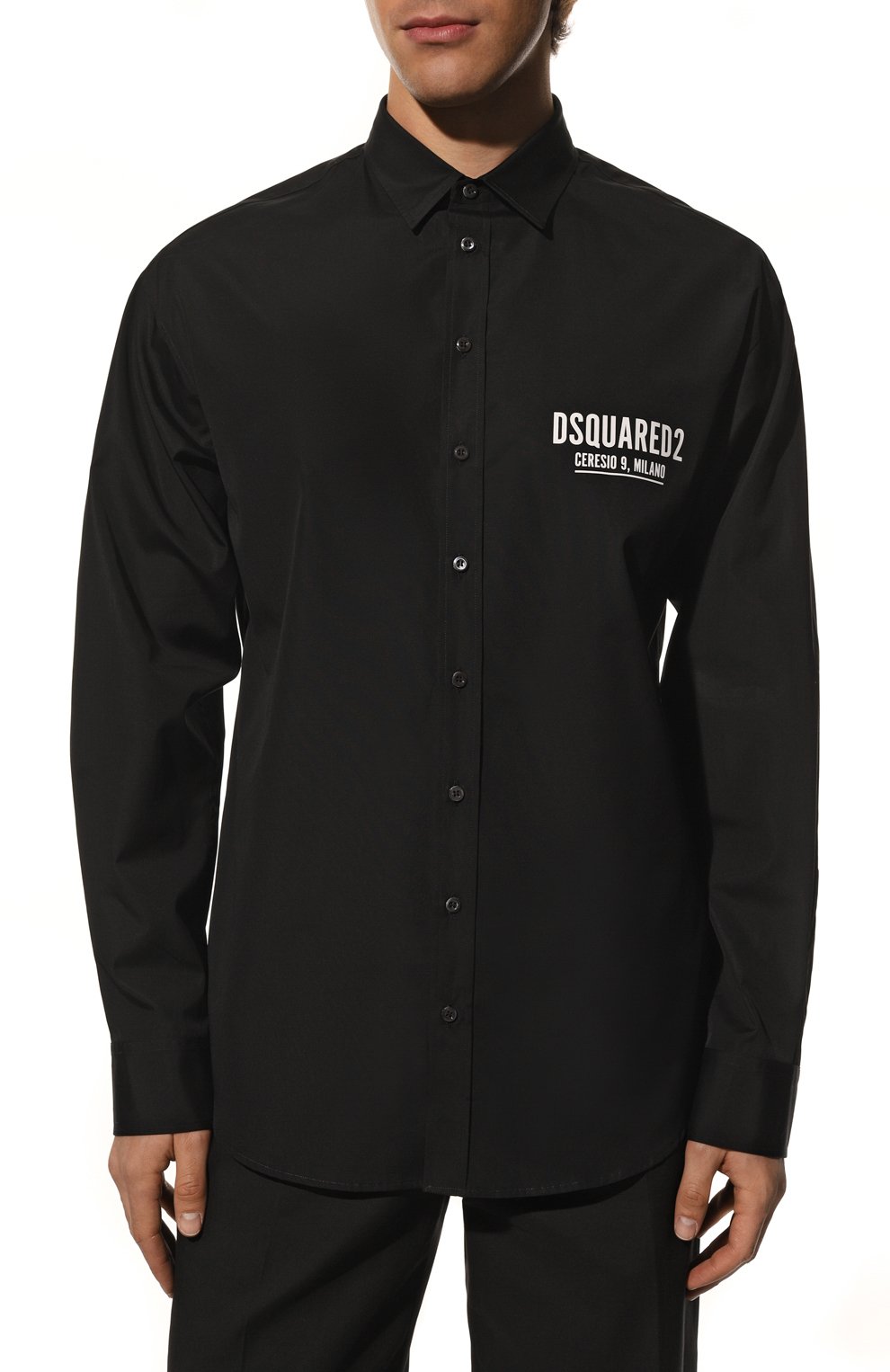 Хлопковая рубашка DSQUARED2, арт. S74DM0731/S36275, фото 3
