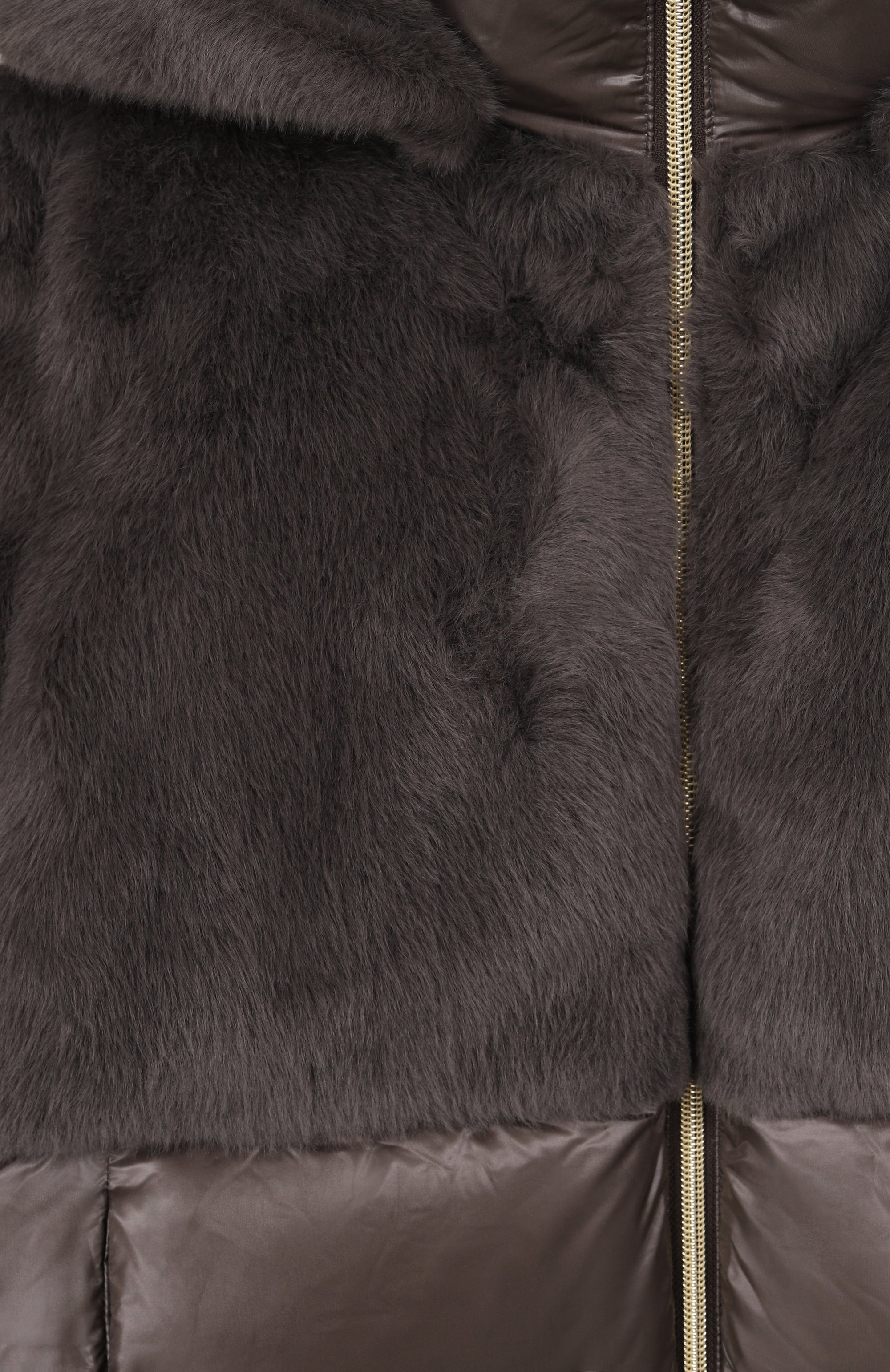 Пуховое пальто HERNO темно-серого цвета по цене 59950 руб., арт. PI000185G/12017Z/10-14, фото 3 Пуховое пальто HERNO, арт. PI000185G/12017Z/10-14, фото 3