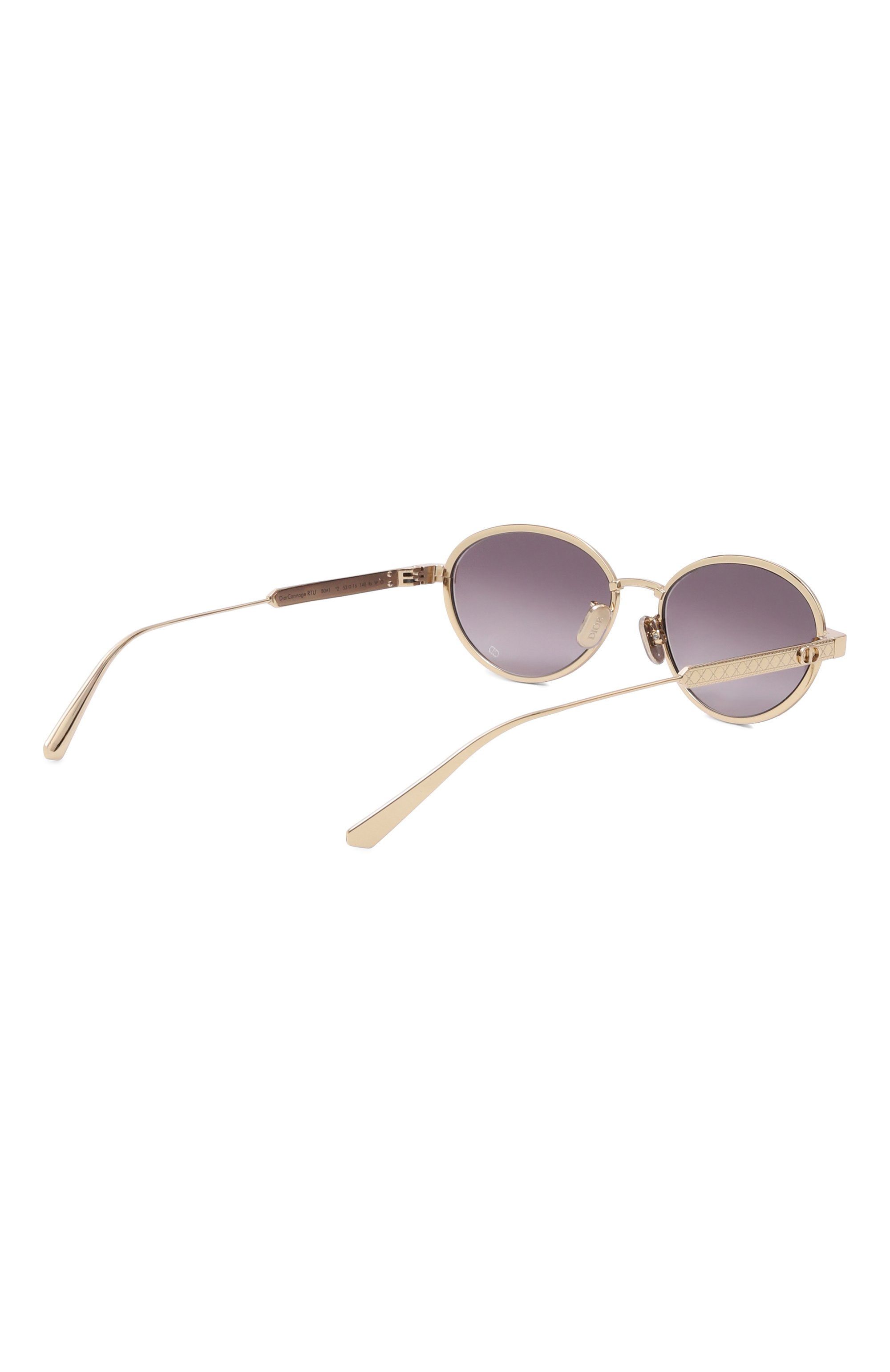 Солнцезащитные очки DIOR EYEWEAR золотого цвета по цене 82950 руб., арт. DI0RCANNAGE R1U B0A1, фото 4 Солнцезащитные очки DIOR EYEWEAR, арт. DI0RCANNAGE R1U B0A1, фото 4