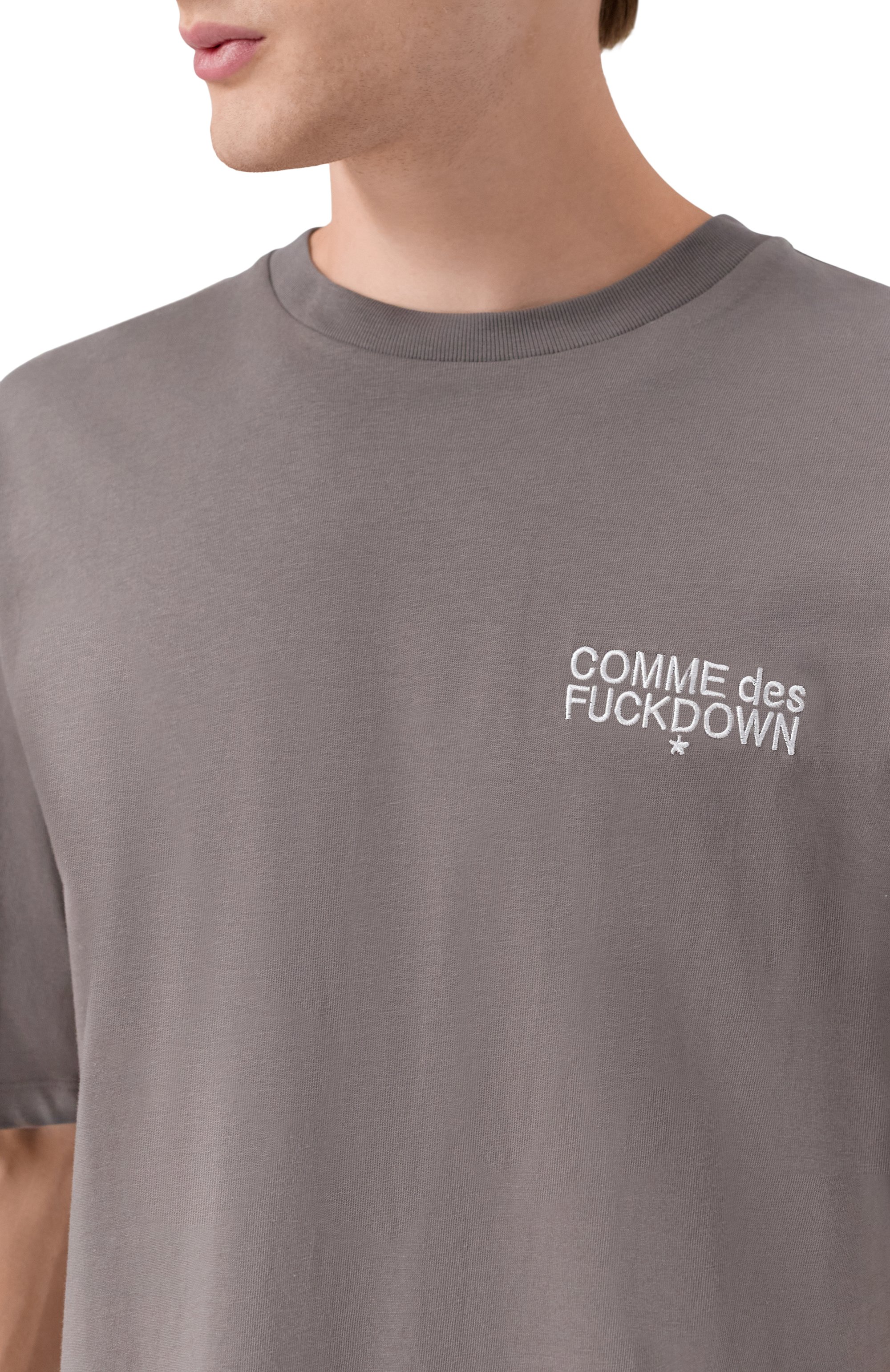 Хлопковая футболка COMME DES FUCKDOWN, арт. CFABM01727, фото 5