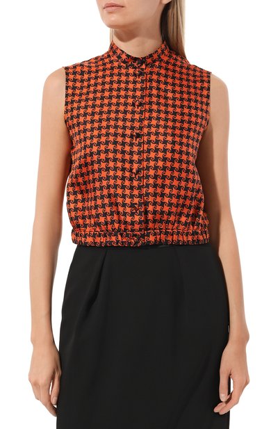 Шелковый топ GUCCI, арт. 664717 ZAH3U, фото 3