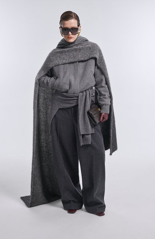 Кожаные туфли Chloé 90 Saint Laurent 841175/AAEHF Бордовый  841175/AAEHF Фото 7