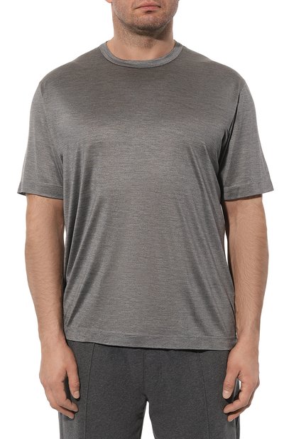 Шелковая футболка CORTIGIANI, арт. 716650, фото 3