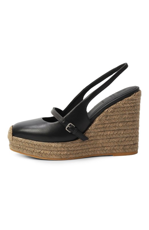 Кожаные туфли Brunello Cucinelli MZSLG2932 Чёрный  MZSLG2932 Фото 4