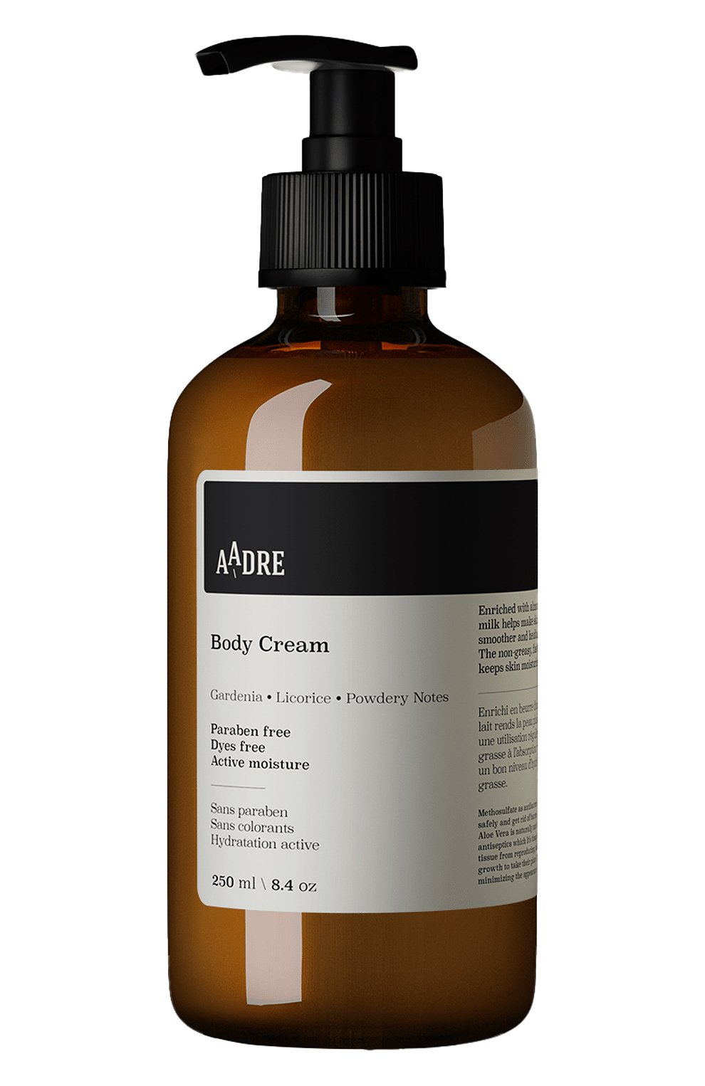 Молочко для тела кардамон, гардения & пачули (250ml) AADRE бесцветного цвета по цене 2790 руб., арт. 3306906900473, фото 1 Молочко для тела кардамон, гардения & пачули (250ml) AADRE, арт. 3306906900473, фото 1