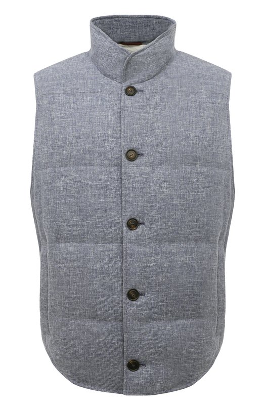 Пуховый жилет Brunello Cucinelli MD4951852 Синий MD4951852