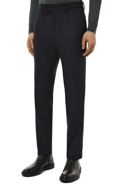 Брюки из шерсти и шелка BOSS, арт. 50528074, фото 3