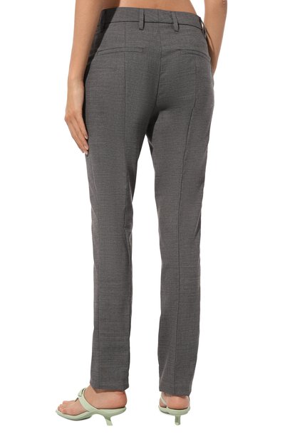 Шерстяные брюки PRADA, арт. P227E-J8A-F0480-211, фото 4