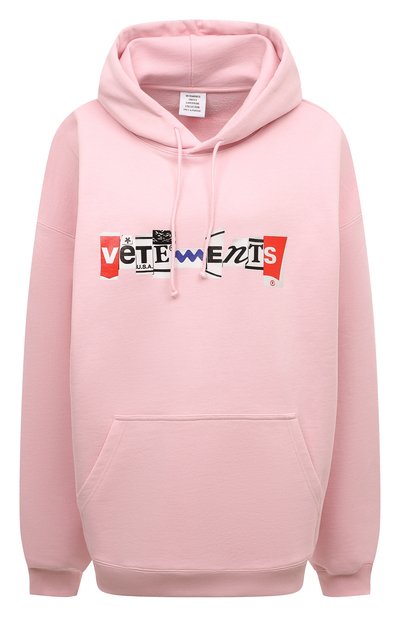 Женский хлопковое худи VETEMENTS, арт. UA53HD240P 1605/W