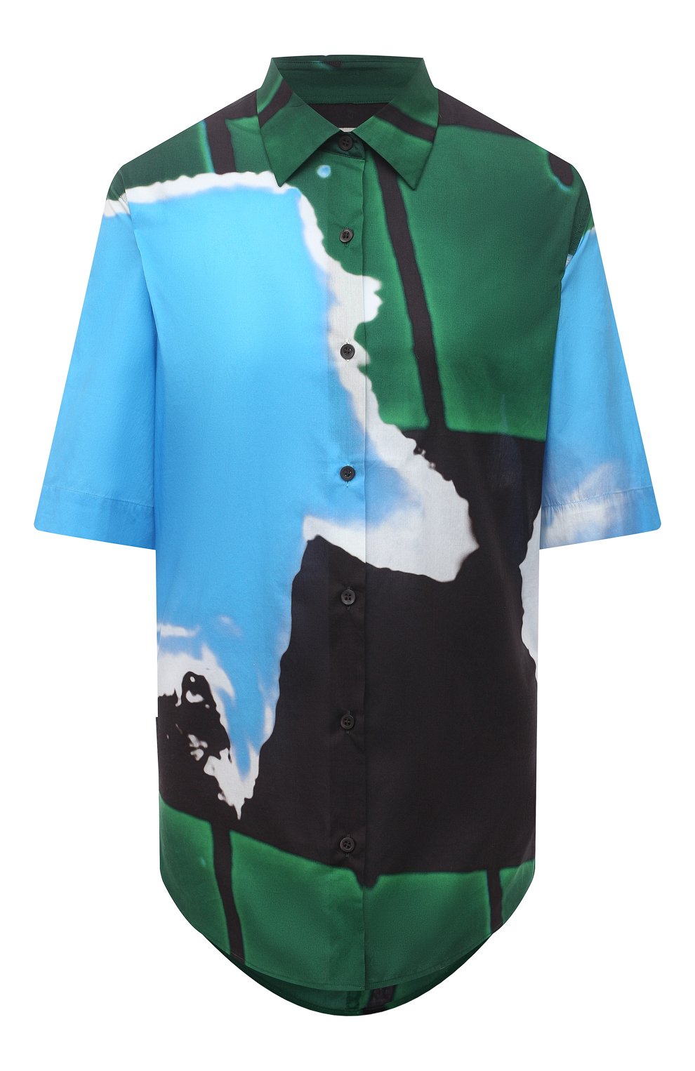 Хлопковая рубашка DRIES VAN NOTEN, арт. 211-10781-2063, фото 1