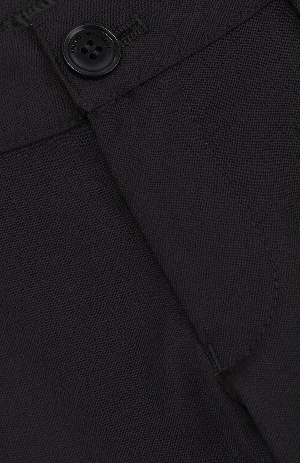Шерстяные брюки прямого кроя EMPORIO ARMANI, арт. 6Z4P10/4N19Z, фото 3