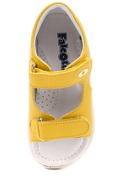 Кожаные сандалии с застежками велькро FALCOTTO, арт. 0011500594/01, фото 4