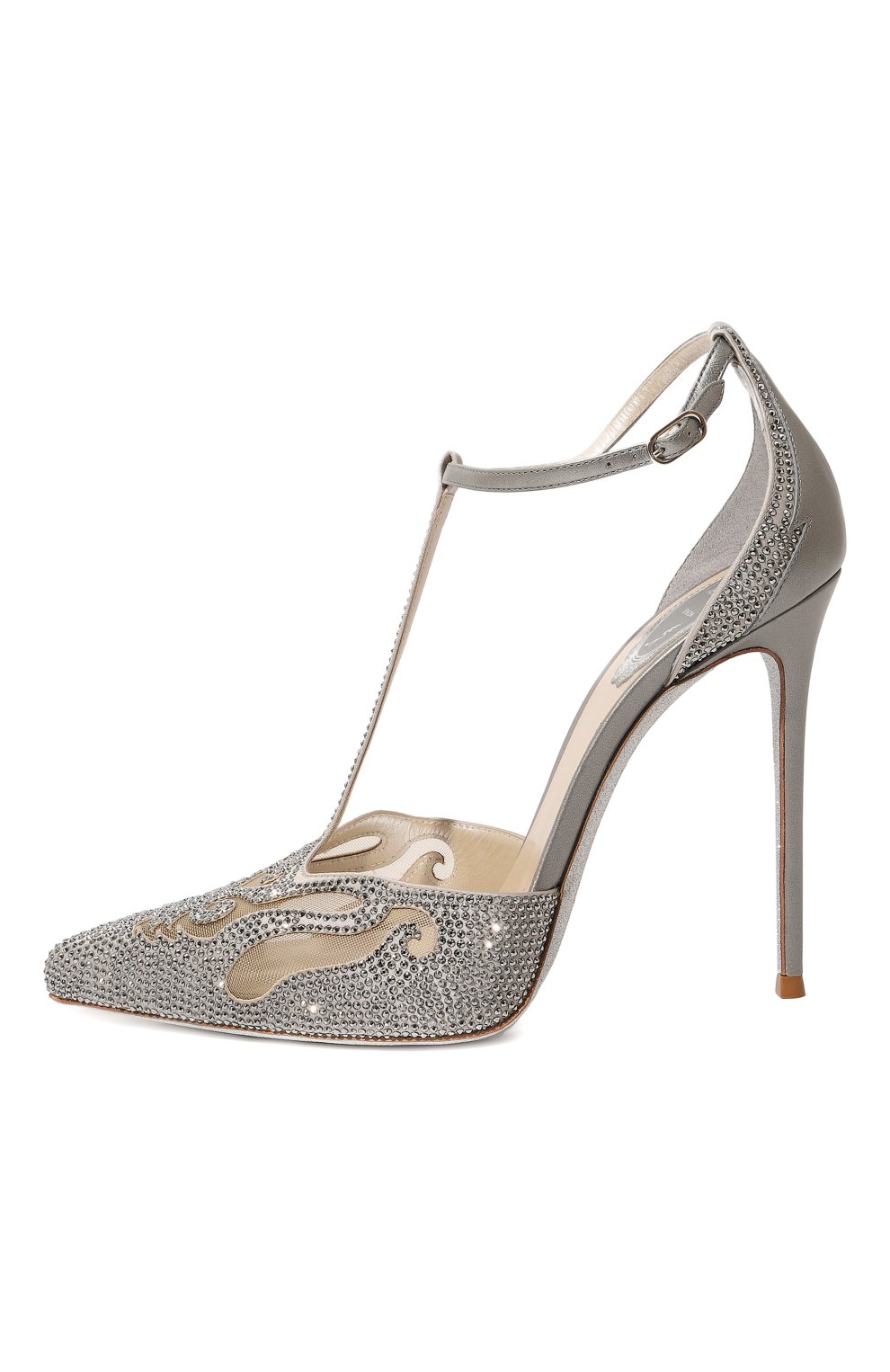 Туфли sangiorgio RENE CAOVILLA серебряного цвета по цене 148000 руб., арт. C08553-115/RN01, фото 4 Туфли sangiorgio RENE CAOVILLA, арт. C08553-115/RN01, фото 4