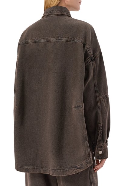 Джинсовая рубашка ANDREA YA'AQOV, арт. 25WDEN64/C0TT0N, фото 4