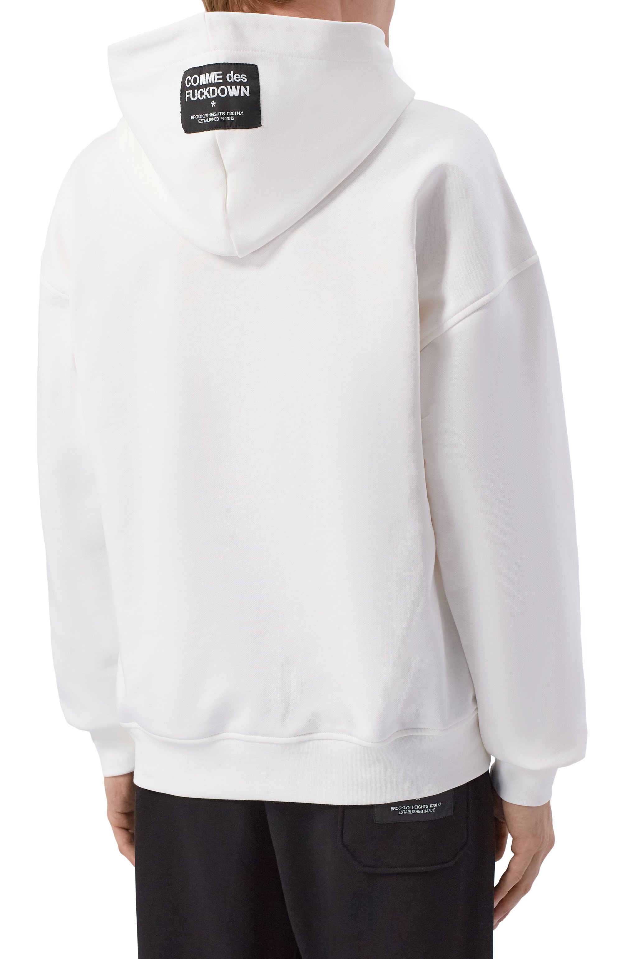 Хлопковое худи COMME DES FUCKDOWN, арт. CFABM01910, фото 4