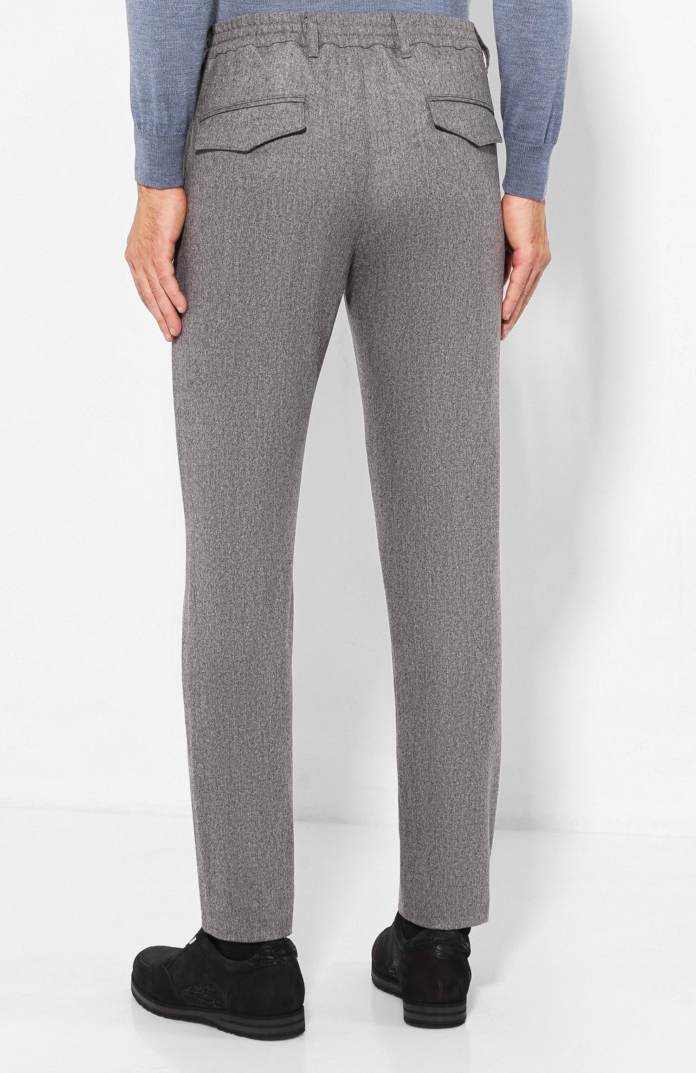 Брюки из смеси шерсти и кашемира ELEVENTY PLATINUM, арт. 979PA0341 JAC28012, фото 4