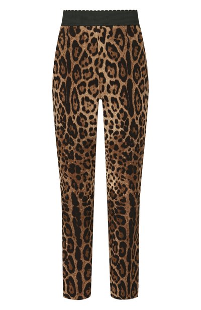 Женские легинсы из вискозы DOLCE & GABBANA, арт. FTANET/FSRKY