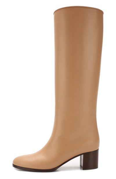 Кожаные сапоги paris LORO PIANA бежевого цвета по цене 148500 руб., арт. FAI7062, фото 3 Кожаные сапоги paris LORO PIANA, арт. FAI7062, фото 3