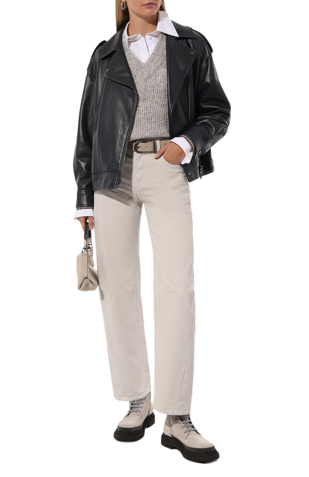 Шерстяной свитер BRUNELLO CUCINELLI, арт. M0L591102P, фото 2