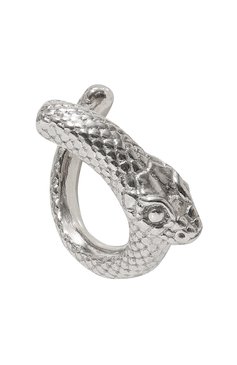 Женская кафф serpent CAVIAR JEWELLERY серебряного цвета, арт. SER018 | Фото 3 (Кросс-КТ: моносерьга; Региональные ограничения белый список (Axapta Mercury): Не проставлено; Нос: Не проставлено; Материал: Металл)