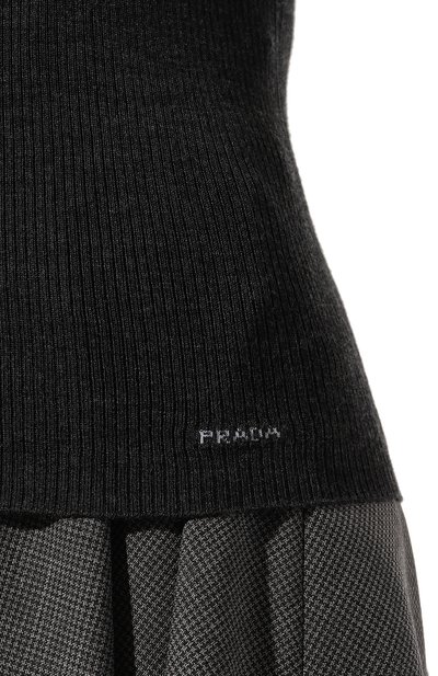 Водолазка из шерсти и шелка PRADA, арт. P26350-1RZR-F0308-192, фото 5