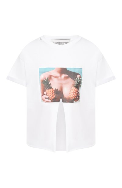 Женская хлопковая футболка FORTE DEI MARMI COUTURE, арт. FDMC SS19 6111