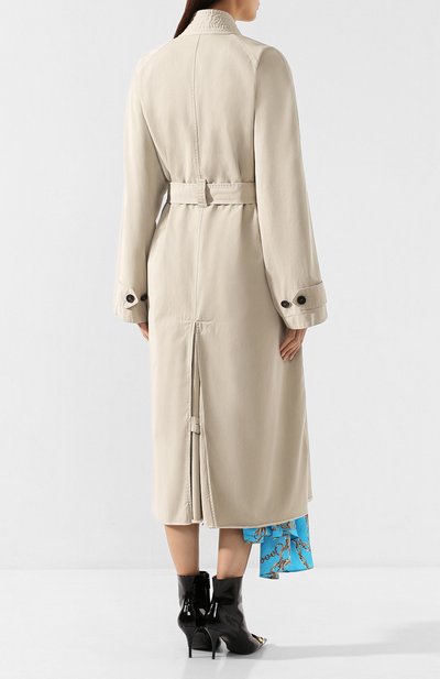 Хлопковый плащ BALENCIAGA, арт. 582846/TBP01, фото 4