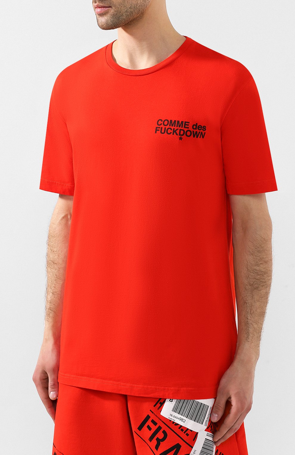 Хлопковая футболка  COMME DES FUCKDOWN, арт. CDFU358, фото 3
