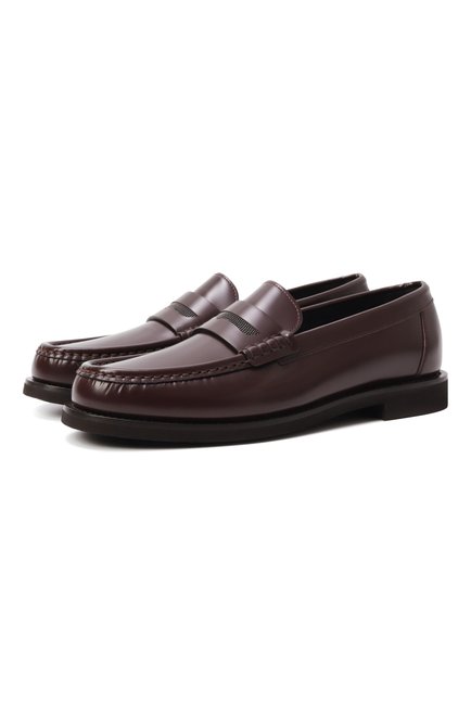 Женские кожаные пенни-лоферы BRUNELLO CUCINELLI, арт. MZVNG3011P