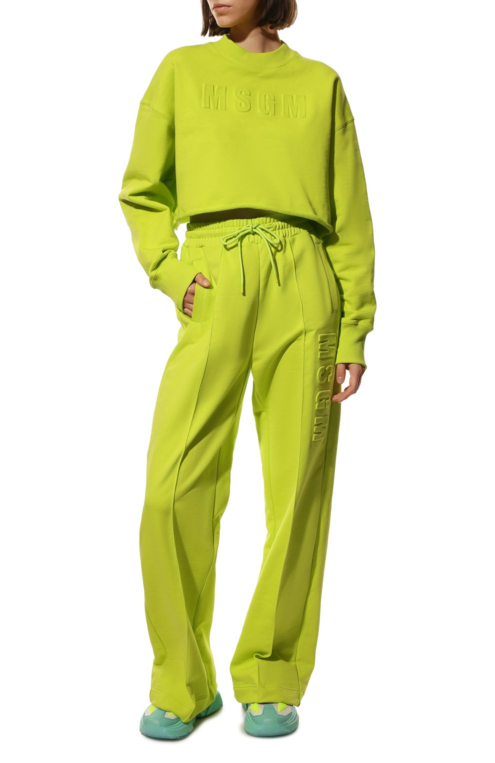 Хлопковый свитшот MSGM, арт. 3241MDM92 227299, фото 2