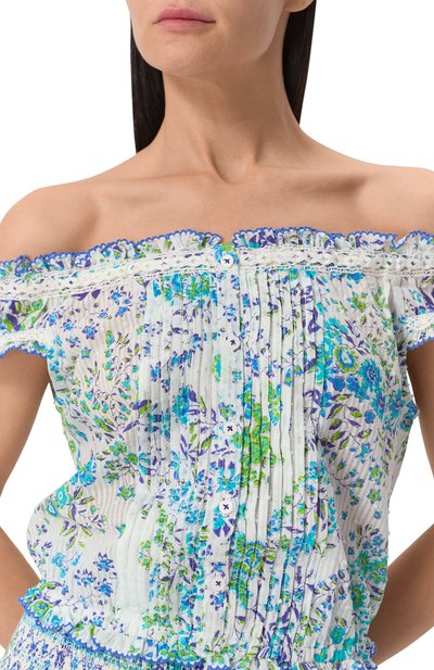 Хлопковый топ POUPETTE ST BARTH, арт. WA4S24D0QLP, фото 5