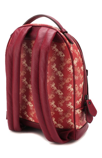 Рюкзак barrow small COACH красного цвета по цене 49750 руб., арт. 79235, фото 3 Рюкзак barrow small COACH, арт. 79235, фото 3