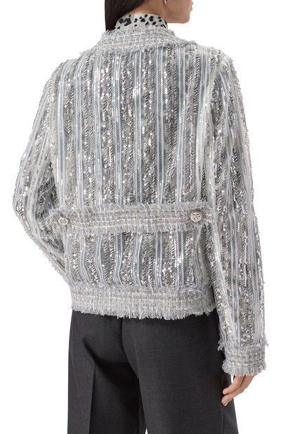 Жакет с отделкой пайетками DOLCE & GABBANA, арт. F27DLT/FLSKC, фото 4
