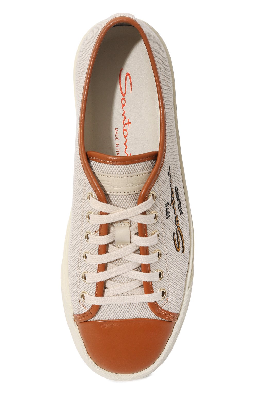 Комбинированные кеды SANTONI, арт. WBGE612410SSTTW8I57, фото 6