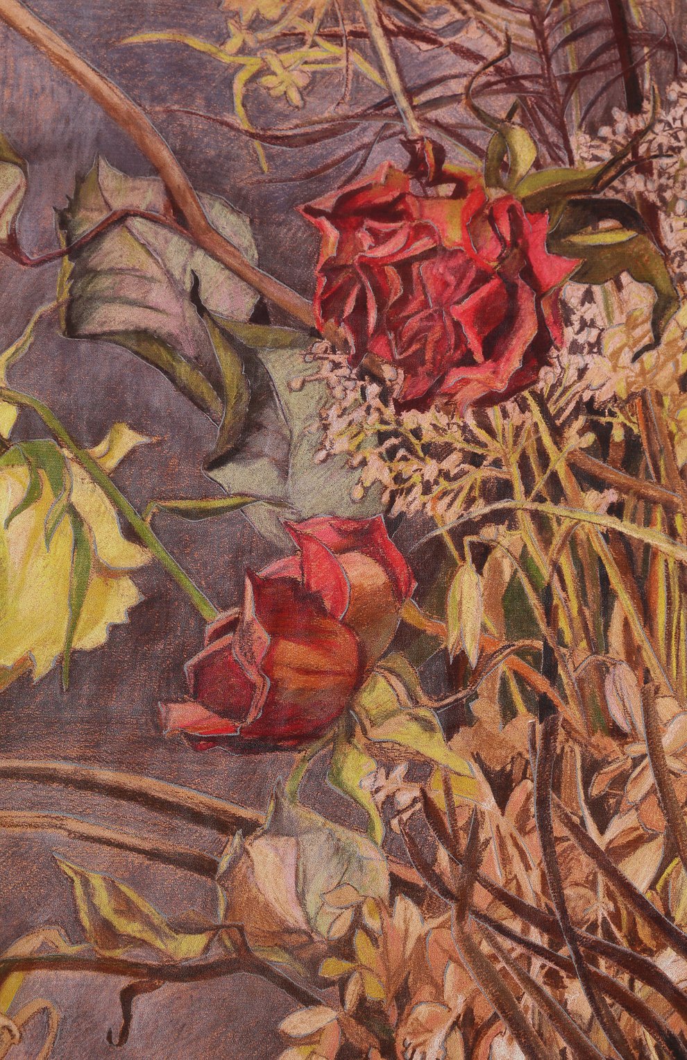 Шелковый платок брабантские кружева GOURJI, арт. T23BRK7R, фото 5