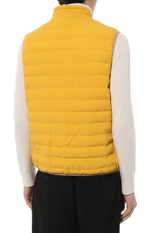 Пуховый жилет Brunello Cucinelli MM4031913 Жёлтый  MM4031913 Фото 4