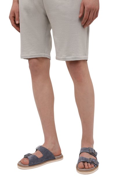 Замшевые шлепанцы urban BRUNELLO CUCINELLI, арт. MZUSILY235, фото 3