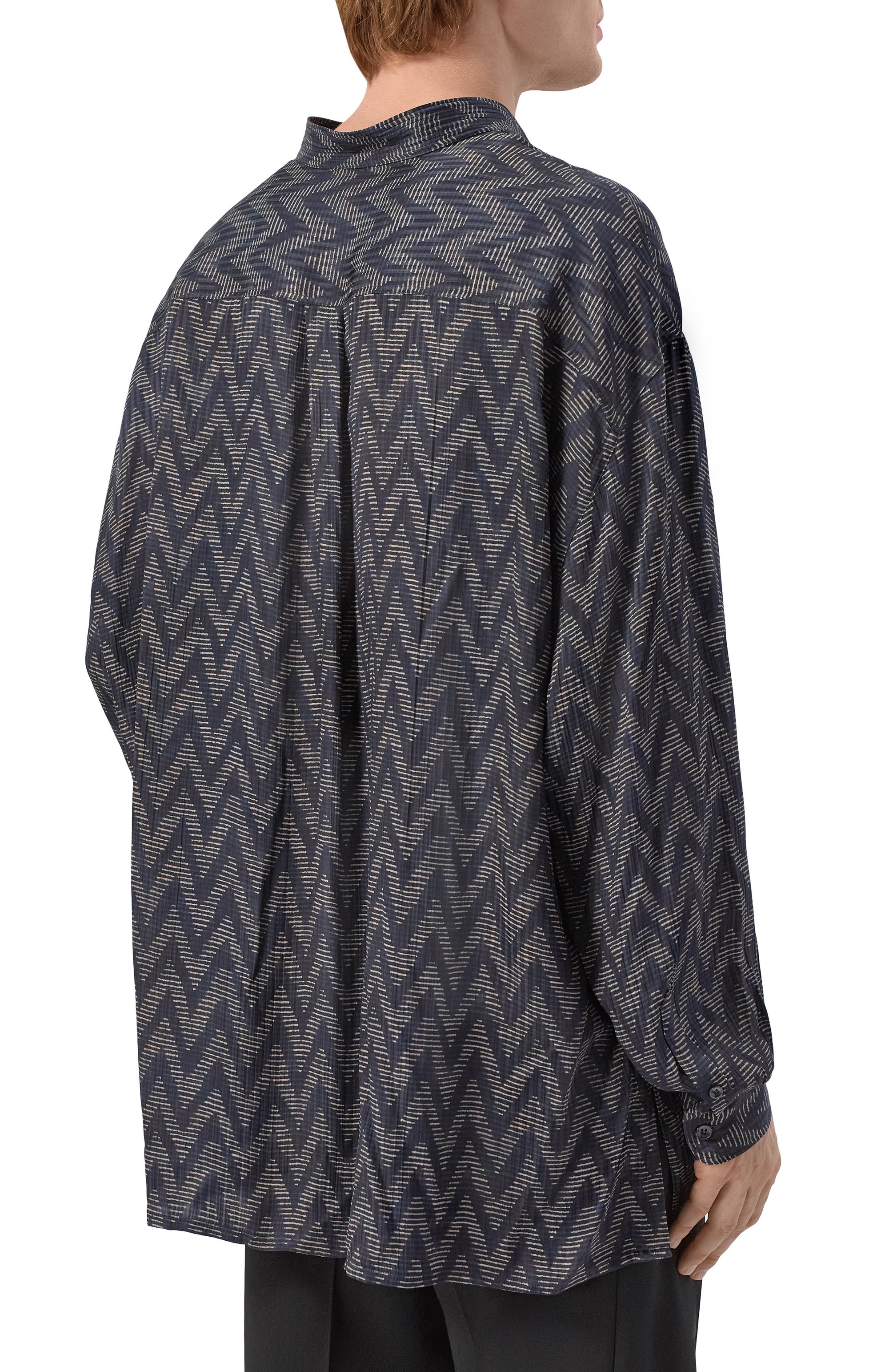 Рубашка из вискозы и шелка GIORGIO ARMANI, арт. GM003495/TE20915, фото 4